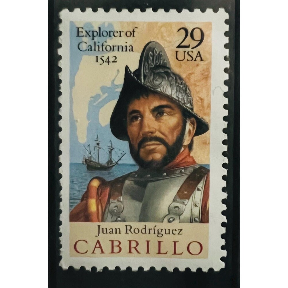 Vintage First Issue 1992 Juan Rodriguez Cabrillo 29c US Postal Stamp Philately